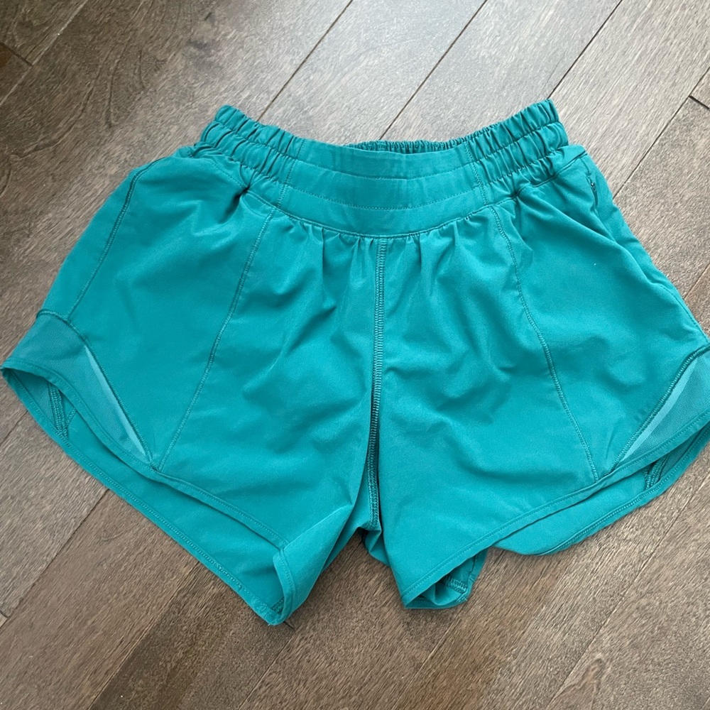lululemon athletica Turquoise Athletic Shorts